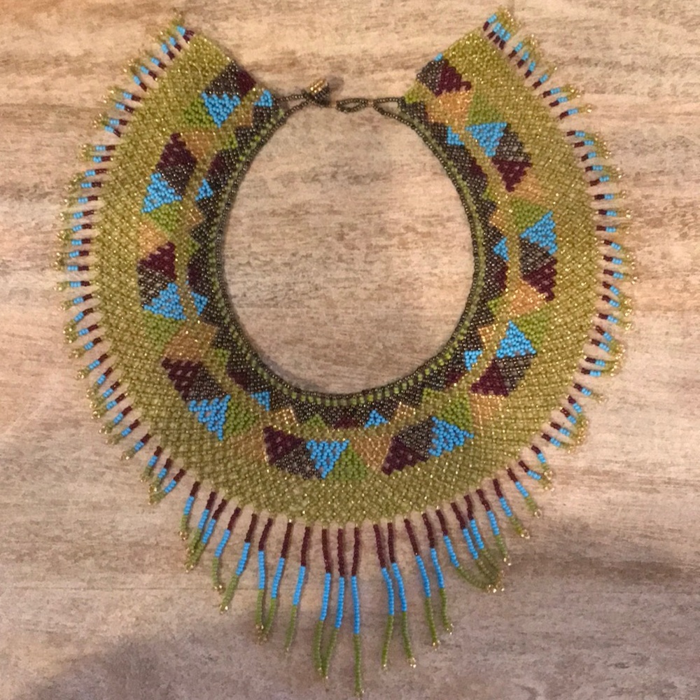 Beaded Necklace/Neck Cuff!